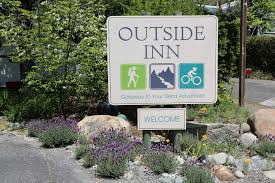 Sign advertising Outside Inn in Nevada City